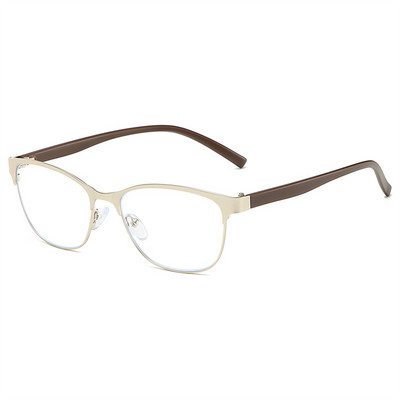 Modne klasične poslovne naočale za čitanje Muškarci Žene Metalne polu-bez okvira Anti-plavo svjetlo Naočale za čitanje Optičke naočale za dalekovidnost