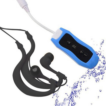 Σπίτι Θαλάσσια σπορ με Καλώδιο Πολυλειτουργικό IPX8 Αδιάβροχο USB2.0 MP3 Music Player Κολύμπι Ραδιόφωνο FM Φορητό επαναφορτιζόμενο