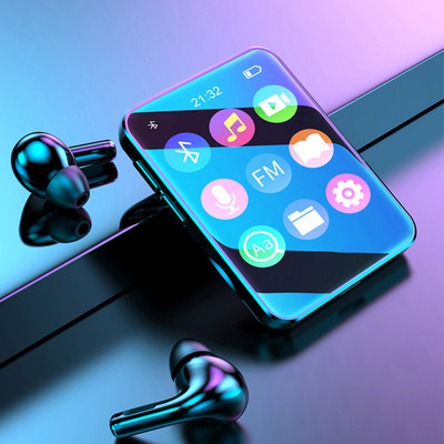 Új MP3 lejátszó Bluetooth 5.0 teljes képernyős Walkman hordozható sport zenelejátszó Mp4 videolejátszó FM/E-könyv/felvevő Mp3 lejátszó