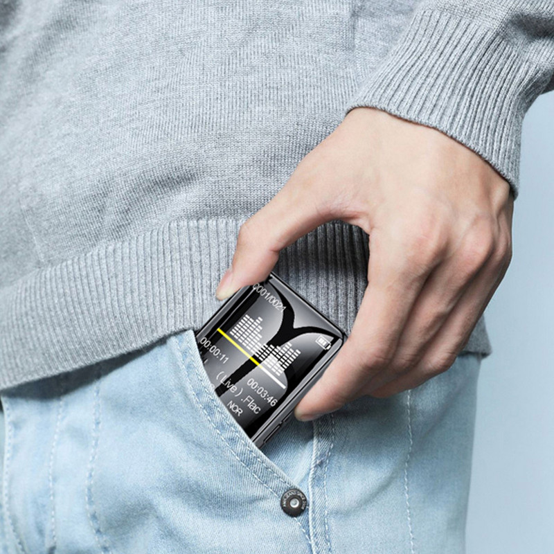 Novi MP3 Player Bluetooth 5.0 Full Screen Walkman Prijenosni Sport Music Player Mp4 Video Player FM/E-book/Rekorder Mp3 Player