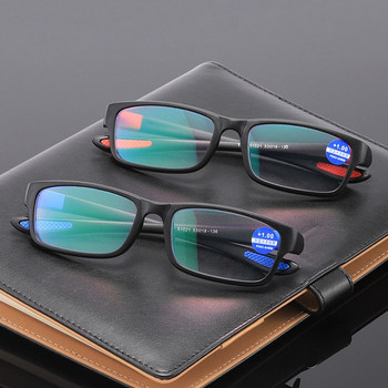 Гъвкави TR90 спортни очила за четене за мъже жени офис анти синя светлина четци очила защита на очите очила за пресбиопия