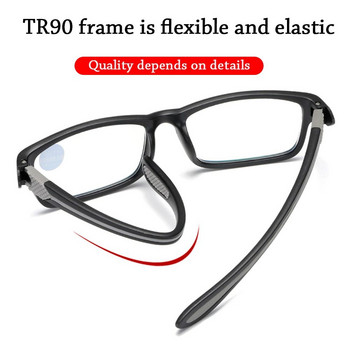 Ευέλικτα TR90 Αθλητικά Γυαλιά Ανάγνωσης για Άντρες Γυναικεία Office Anti Blue Light Readers Γυαλιά Προστασίας ματιών Γυαλιά οράσεως Presbyopia