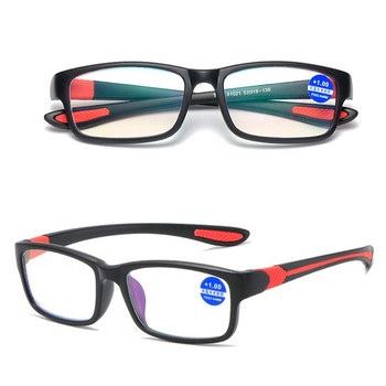 Гъвкави TR90 спортни очила за четене за мъже жени офис анти синя светлина четци очила защита на очите очила за пресбиопия