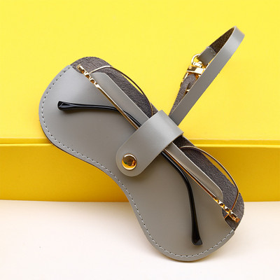 Kaasaskantav rippuv prillikott Pehmest PU-nahast kompressioonivastane päikeseprillide ümbris prillide ümbris konteineri hoiukarp