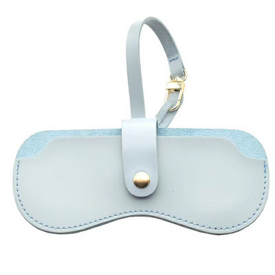 Kaasaskantav rippuv prillikott Pehmest PU-nahast kompressioonivastane päikeseprillide ümbris prillide ümbris konteineri hoiukarp