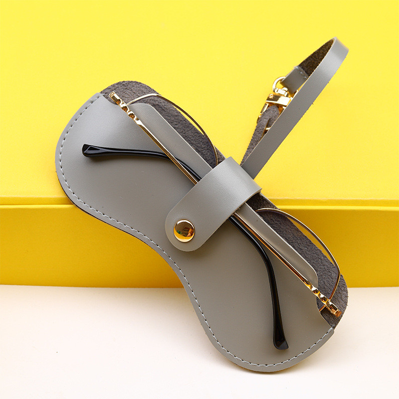 Kaasaskantav rippuv prillikott Pehmest PU-nahast kompressioonivastane päikeseprillide ümbris prillide ümbris konteineri hoiukarp