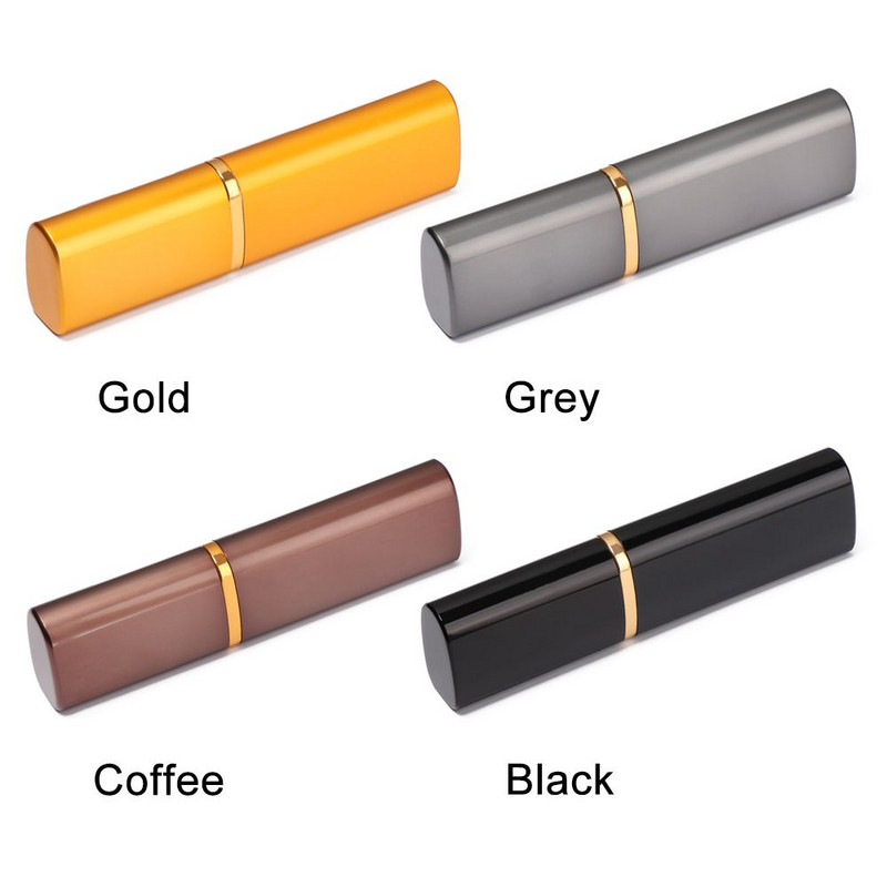 1PC Mode Sieviešu Vīriešu Vintage Portatīvie zīmuļi Vāzes Brilles Kastīte Alumīnija oksīda brilles futrāļi Briļļu turētājs Briļļu aksesuāri