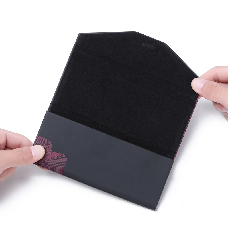 Nešiojamų saulės akinių dėžutė, sulankstoma vandeniui atspari akinių dėklas, juoda verslo dėžutė, apsauginė mada, apsauga