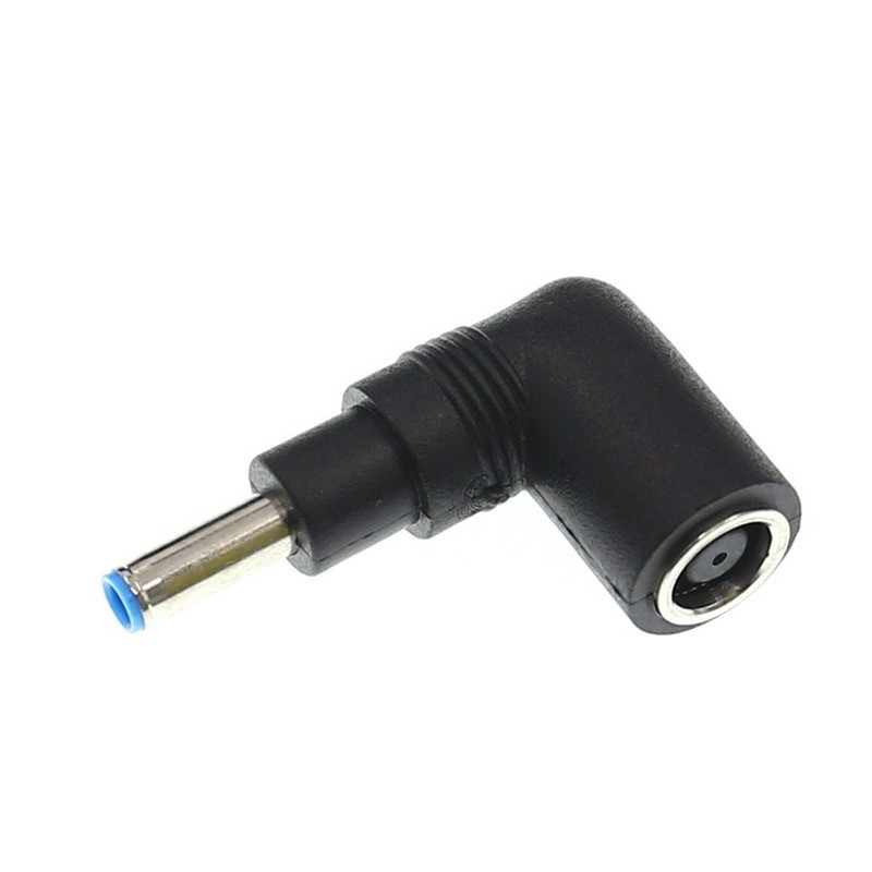 Conector în unghi drept 7.4*5.0mm la 4.5*3.0mm DC Power Charger pentru Adaptor pentru laptop HP Dell Blue Tips cu miez de cupru