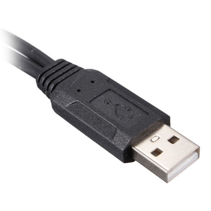 USB 2.0 A 1 dugasz és 2 dupla USB csatlakozó adatelosztó tápadapter Y osztó USB töltő tápkábel kábel hosszabbító kábel