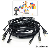 Eazedream 3m Type-C καλώδιο USB σε USB-C Live Stream Tethered για Sony Canon Nikon Camera PC Imaging Edge Webcam Youtube Tiktok
