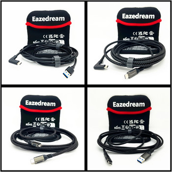 Eazedream 3m Type-C USB към USB-C Live Stream Tethered Cable for Sony Canon Nikon Camera PC Imaging Edge Webcam Youtube Tiktok