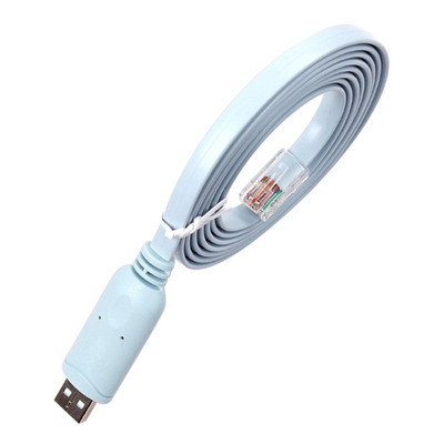 1 бр. 1.8M USB към RJ45 USB към RS232 сериен към RJ45 CAT5 конзолен адаптер кабелен кабел за рутери Cisco нов