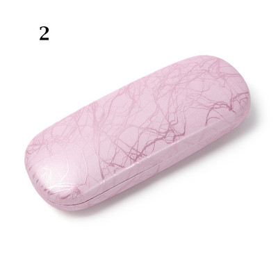 1PC cieta apvalka krāsa spīdīgs briļļu futrālis gaišs pārnēsājams futrālis stilīgs cepšanas laka saulesbrilles futrālis brilles aksesuāri