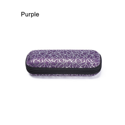 1PC cieta apvalka krāsa spīdīgs briļļu futrālis gaišs pārnēsājams futrālis stilīgs cepšanas laka saulesbrilles futrālis brilles aksesuāri