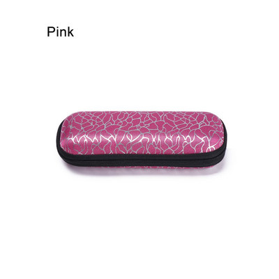 1PC cieta apvalka krāsa spīdīgs briļļu futrālis gaišs pārnēsājams futrālis stilīgs cepšanas laka saulesbrilles futrālis brilles aksesuāri