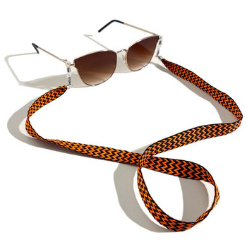 Спортни слънчеви очила Верига Плаваща жакардова лента Верига Каишки за очила Противоплъзгаща се връв Очила Въжета Държач за кабел