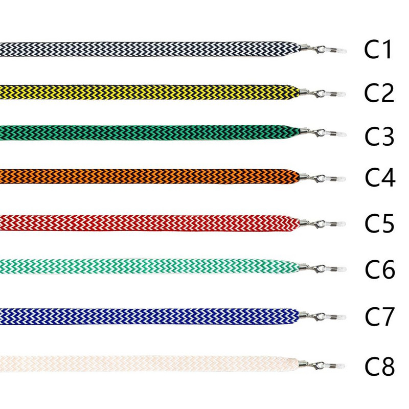 Sporta Saulesbrilles Ķēde Peldošs Žakarda Siksnas Ķēde Brilles Siksnas Pretslīdes String Brilles Virves Jostas Vadu Turētājs