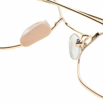 12 чифта меки EVA неплъзгащи се подложки за нос за очила Самозалепващи се без намачкване подложки за нос Държач за очила Аксесоари за очила