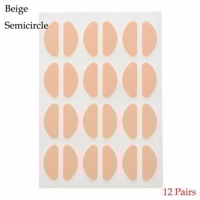 12 pāri mīksta EVA neslīdoša deguna spilventiņi brillēm Pašlīmējoši, bez krokām Deguna spilventiņi Brilles turētāji Briļļu aksesuāri