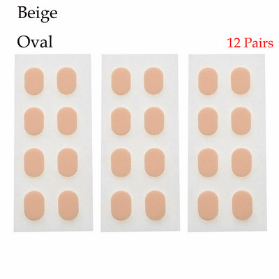 12 pāri mīksta EVA neslīdoša deguna spilventiņi brillēm Pašlīmējoši, bez krokām Deguna spilventiņi Brilles turētāji Briļļu aksesuāri