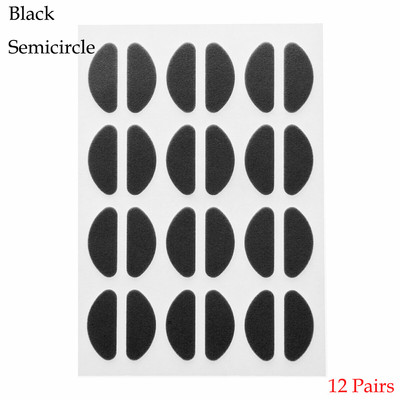 12 pāri mīksta EVA neslīdoša deguna spilventiņi brillēm Pašlīmējoši, bez krokām Deguna spilventiņi Brilles turētāji Briļļu aksesuāri