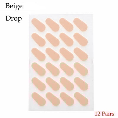 12 pāri mīksta EVA neslīdoša deguna spilventiņi brillēm Pašlīmējoši, bez krokām Deguna spilventiņi Brilles turētāji Briļļu aksesuāri