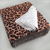 Πανί φακού Leopard Grain 10PCS/LOT Cleaning Clohts Γυαλιά μικροϊνών Πανιά Οθόνη υπολογιστή Ipad Πανί καθαρισμού 175*145mm