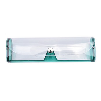 PVC кутия за очила Прозрачен калъф за очила Калъф за очила за четене Пластмасов калъф за очила за късогледи лещи Многоцветен