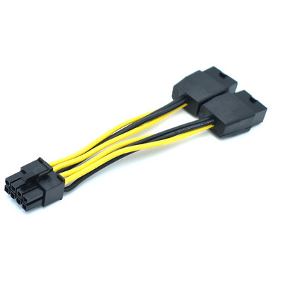 16AWG dvigubas 8–8 vaizdo plokštės maitinimo laidas, skirtas NVIDIA K80 M40 M60 P40 V100 A6000