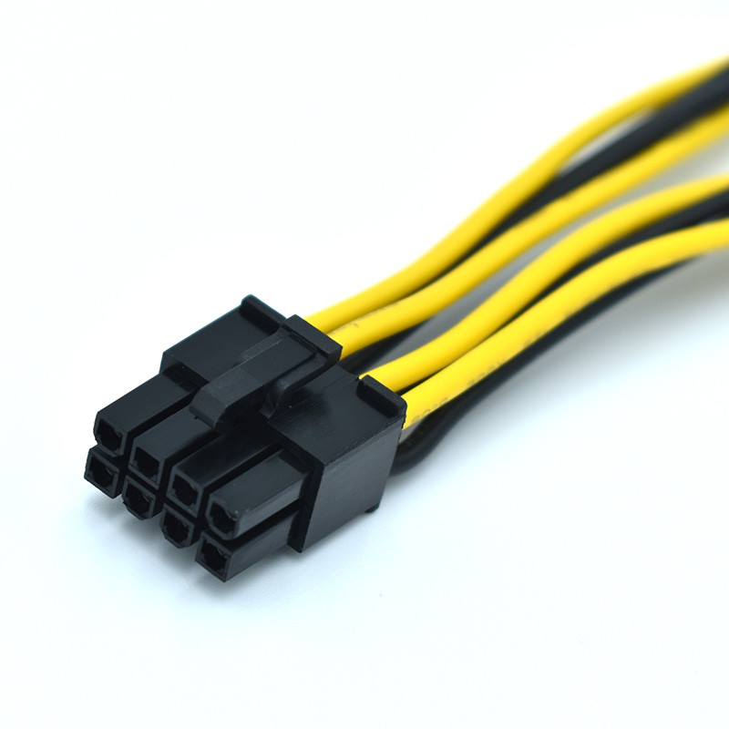 16AWG dvigubas 8–8 vaizdo plokštės maitinimo laidas, skirtas NVIDIA K80 M40 M60 P40 V100 A6000