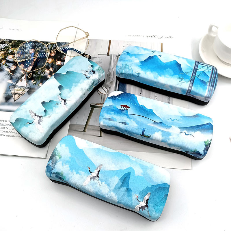 Tugevad prillide karp Värsked Hiina trendid Loominguline isiksus Kaasaskantavad prillid Õpilastele kingitused koos puhastuslapiga