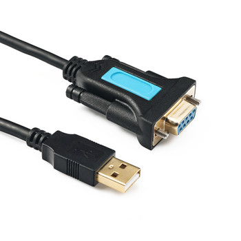 USB към RS232 женски сериен кабел за данни 9-пинов RS232 USB кабел за електронен дисплей удължител на електронна везна RS232 кабел