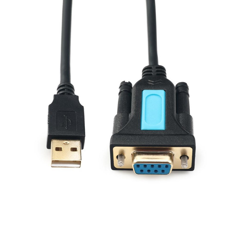 USB-RS232 emane jadaandmekaabel 9-kontaktiline RS232 USB-kaabel elektroonilise kuvari elektroonilise kaalu pikendusega RS232 kaabel