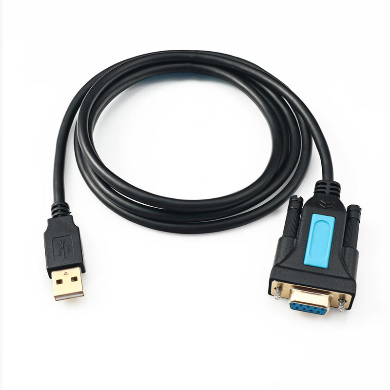 USB-RS232 emane jadaandmekaabel 9-kontaktiline RS232 USB-kaabel elektroonilise kuvari elektroonilise kaalu pikendusega RS232 kaabel