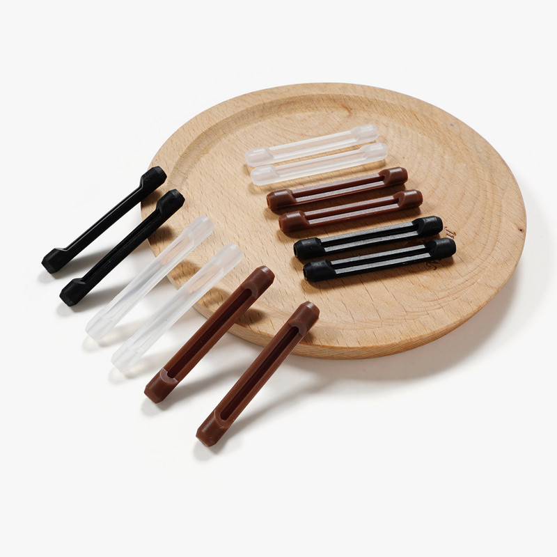 1 pāris jaunu brilles pret slīdēšanu uzmava pret zudumu Silikona auss āķis kāja auss āķis sānsādes galvas balsta brilles piederumi, mīksti