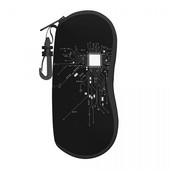 Számítógép CPU Core Heart GEEK Nerd Freak Hacker PC Gamer szemüveg tok Kényelmes cipzáras napszemüveg doboz Bájos szemüvegtartó