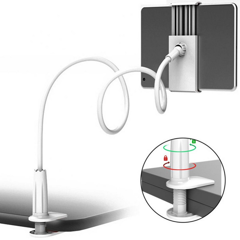 Стойки за таблети Сгъваема 360-градусова въртяща се стойка за стойка за таблети Мини скоба за монтаж на нощно бюро Аксесоари за таблети 2021