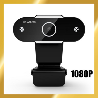 Webová kamera H-01 HD1080P 2MP pre počítač s otočným mikrofónom pre živé vysielanie, videohovory, konferenčné práce