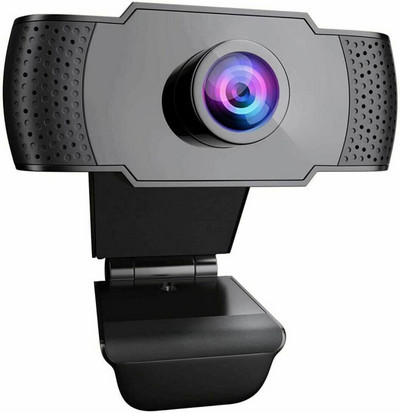 „Full HD 1080P“ USB internetinė kamera kompiuteriui su mikrofonu FHD atspari smūgiams stalinio nešiojamojo kompiuterio žiniatinklio kamera