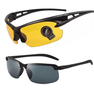 Vyriški naktinio matymo akiniai lauko dviračių akiniai juodi rėmeliai akiniai Didmeninė prekyba moterims vairuotojų naktiniai akiniai madingi akiniai geltoni