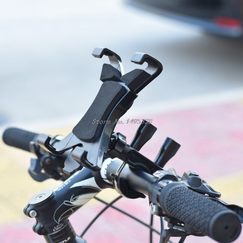 Универсален 7-12-инчов държач за мотоциклет, стойка за велосипед, скоба за велоергометър, 360-градусов държач за стойка за таблетен компютър Whosale&Dropship