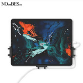 Βάση επιτοίχιας βάσης για tablet για υποστήριξη iPad Καλώδια αποθήκευσης iPhone/Samsung Galaxy/Kindle paperwhite και οικιακή κρεμάστρα Hook