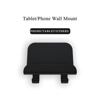 Държач за таблет Стойка за стенен монтаж за поддръжка на iPad Кабели за съхранение на iPhone/ Samsung Galaxy/kindle paperwhite и домашна закачалка