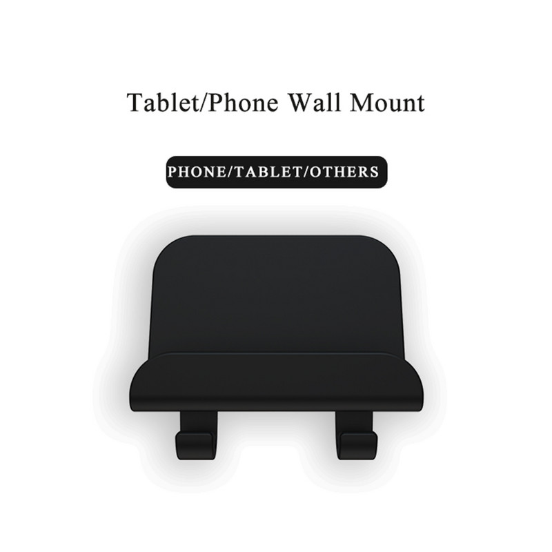 Planšetinio kompiuterio laikiklio sieninio laikiklio stovas, skirtas iPad palaikymui iPhone/Samsung Galaxy/kindle paperwhite laikymo laidai ir namų kabliukas