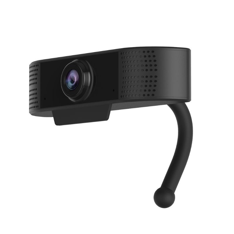 Nešiojamojo kompiuterio vidiniai internetiniai klasės susitikimai vaizdo skambučių internetinė kamera su mikrofonu