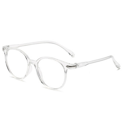 Jaunums datora brilles ietvars sievietēm vīriešiem pretzilas gaismas apaļas brilles bloķējošas brilles optiskās brilles brilles