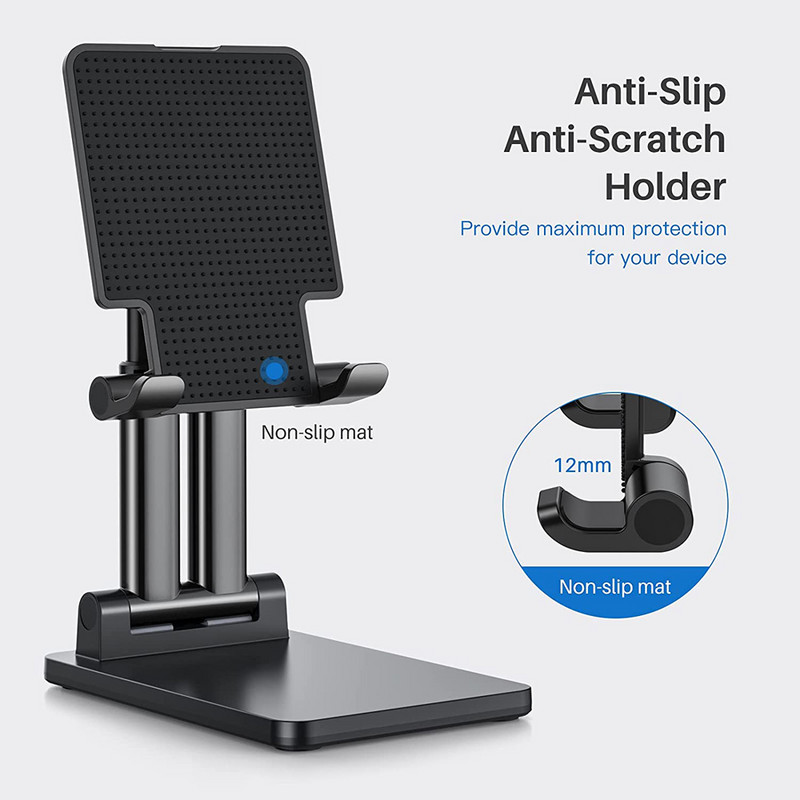 Mobiliojo telefono stovo laikiklis Reguliuojamas stalinio planšetinio kompiuterio laikiklis Universalus stalinis mobiliojo telefono stovas, skirtas telefono iPad Kindle planšetiniam kompiuteriui