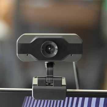 HD 1080P камера Уеб камера Компютър PC Уеб USB камера с микрофон Завъртане на камера за видео разговори Конферентна работа за компютър