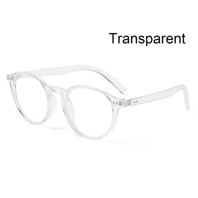 Unisex retro apvalių rėmelių akiniai Mėlyni šviesą blokuojantys akiniai Optiniai akiniai nuo mėlynų spindulių Kompiuterinių žaidimų apsauginiai akiniai